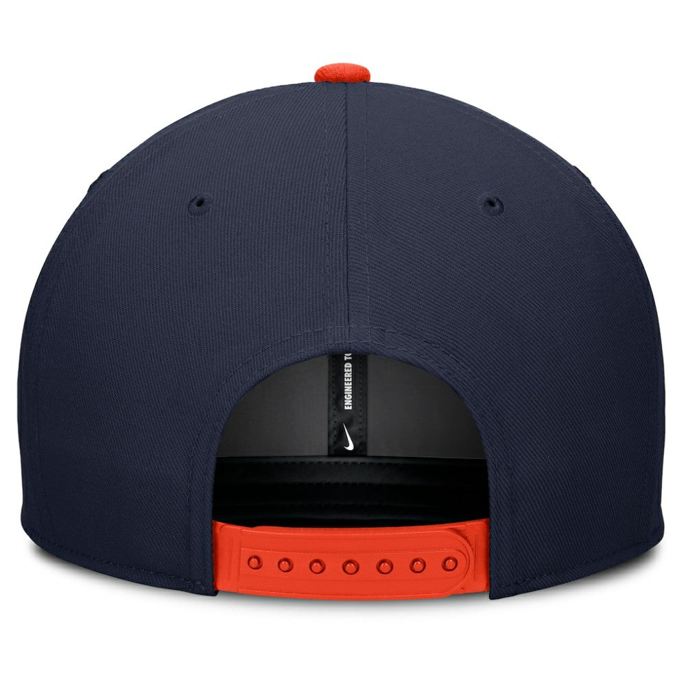 Houston Astros Pro Performance Snapback Hat - Navy/Orange | Nike