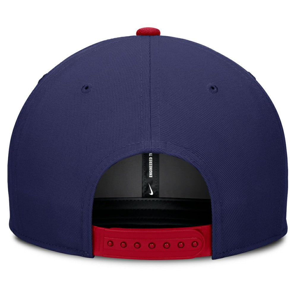 Chicago Cubs Pro Performance Snapback Hat - Royal/Red | Nike