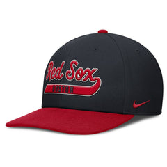 Boston Red Sox Pro Performance Snapback Hat - Navy/Red | Nike