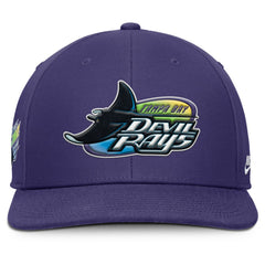 Tampa Bay Rays Pro Performance Snapback Hat - Purple | Nike