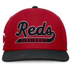 Cincinnati Reds Pro Performance Snapback Hat - Red/Black | Nike