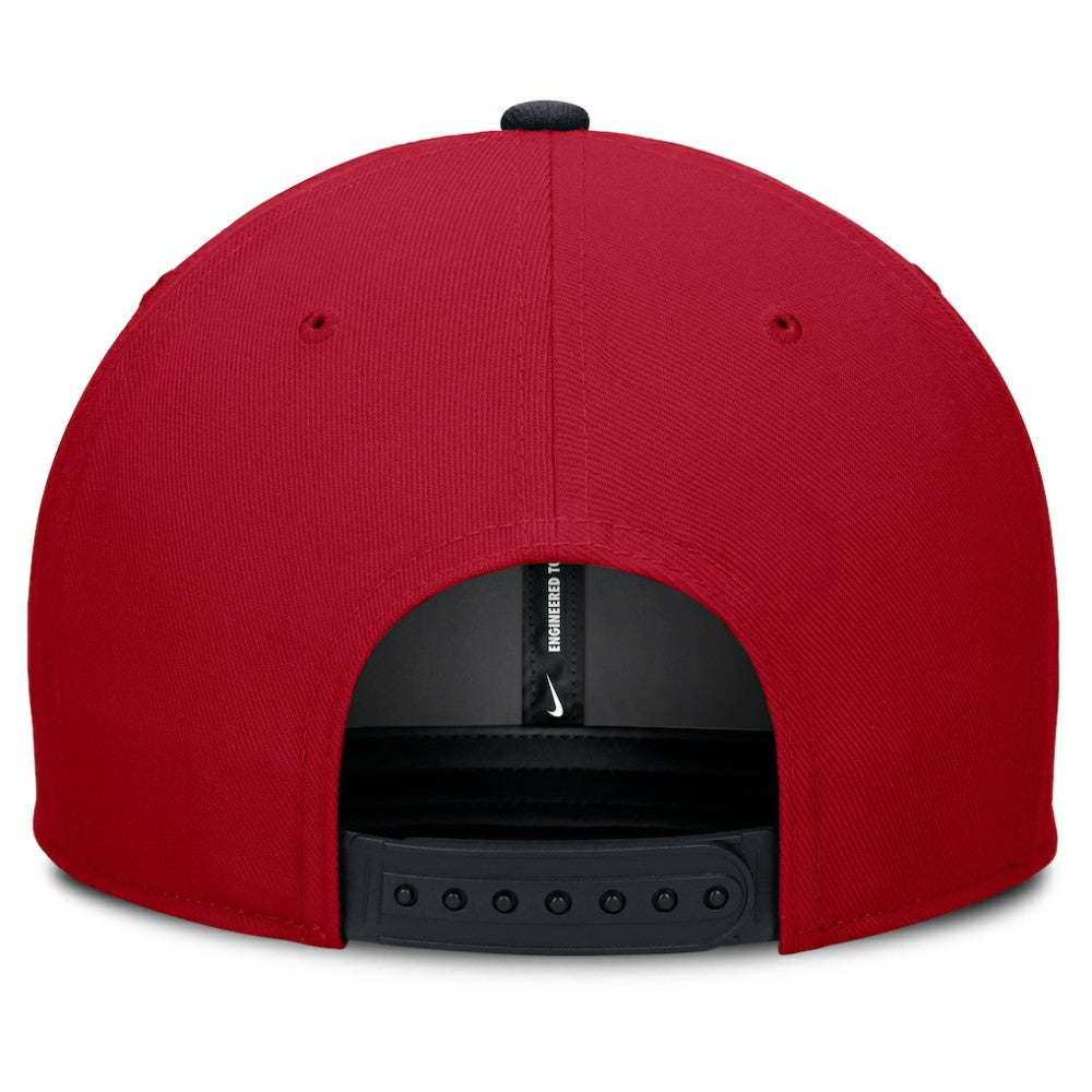 Cincinnati Reds Pro Performance Snapback Hat - Red/Black | Nike