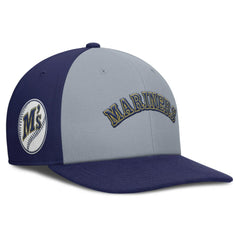 Seattle Mariners Pro Performance Snapback Hat - Gray/Navy | Nike
