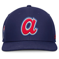 Atlanta Braves Pro Performance Snapback Hat - Navy | Nike