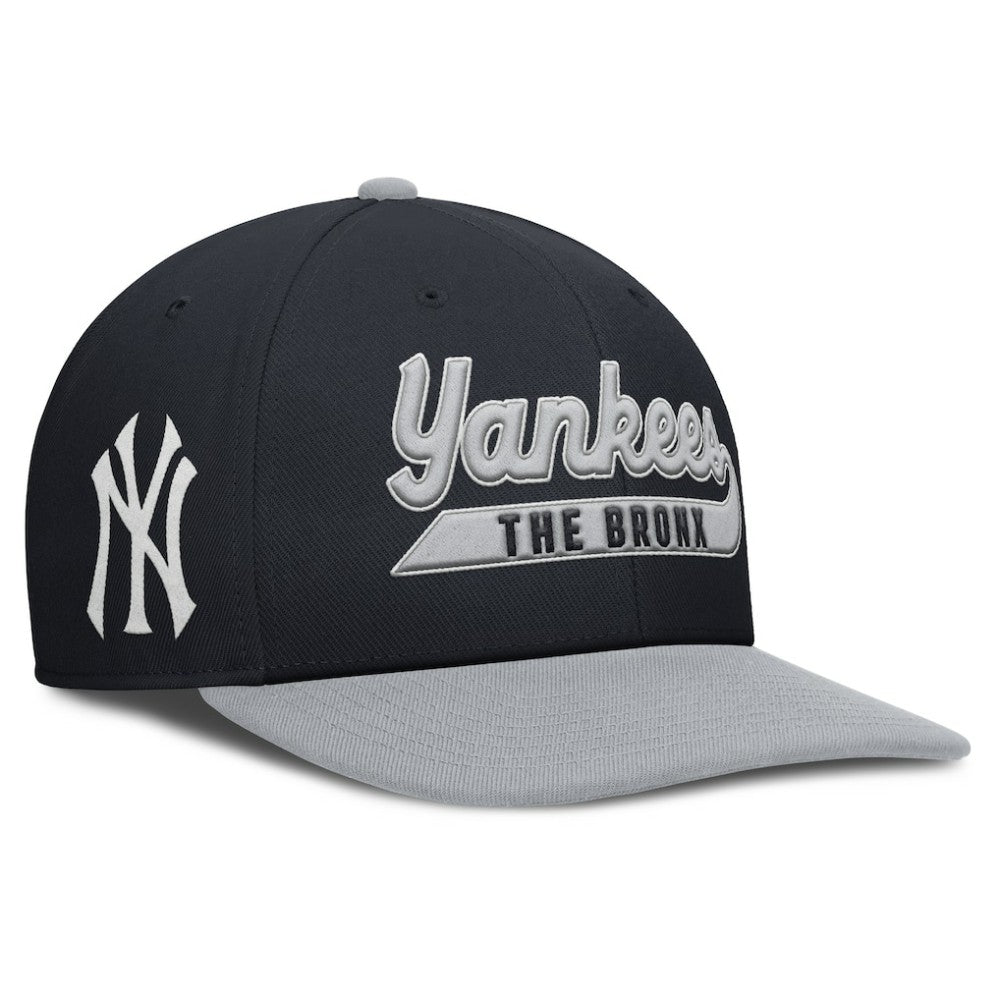 New York Yankees Pro Performance Snapback Hat - Navy/Gray | Nike