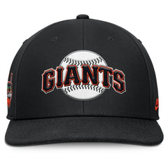 San Francisco Giants Pro Performance Snapback Hat - Black | Nike