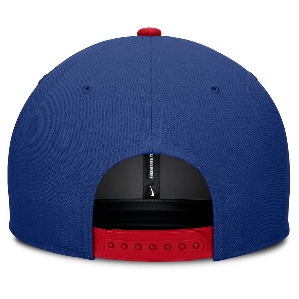 Texas Rangers Pro Performance Snapback Hat - Royal/Red | Nike