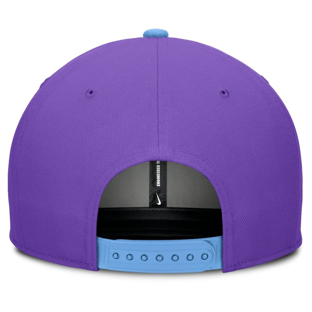 Colorado Rockies 2025 City Connect Pro Performance Snapback Hat - Purple/Light Blue | Nike