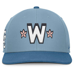 Washington Nationals 2025 City Connect Pro Performance Snapback Hat - Light Blue/Blue | Nike