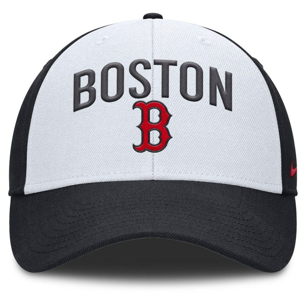 Boston Red Sox Club Performance Adjustable Hat - White/Navy | Nike