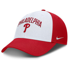 Philadelphia Phillies Club Performance Adjustable Hat - White/Red | Nike