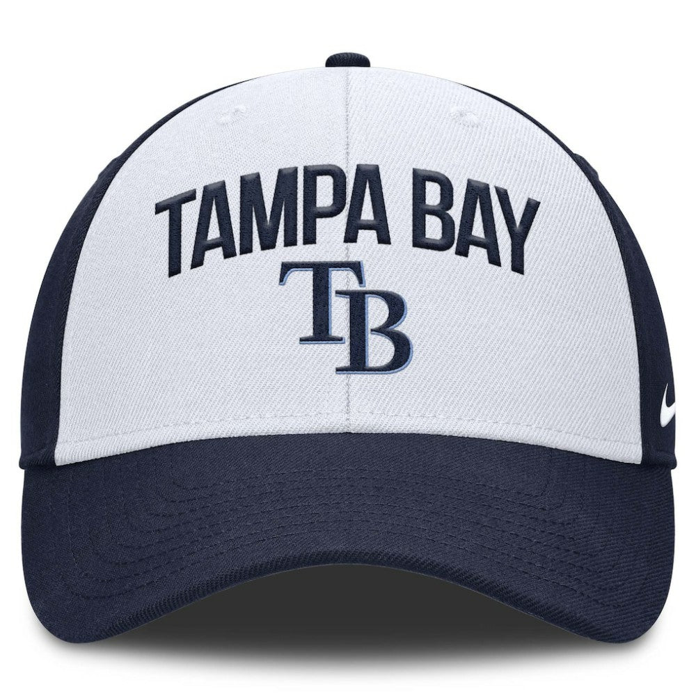 Tampa Bay Rays Club Performance Adjustable Hat - White/Navy | Nike