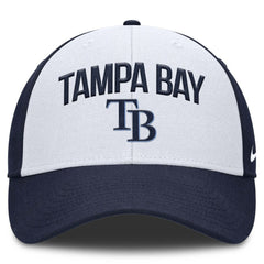 Tampa Bay Rays Club Performance Adjustable Hat - White/Navy | Nike