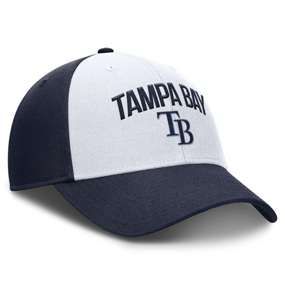 Tampa Bay Rays Club Performance Adjustable Hat - White/Navy | Nike