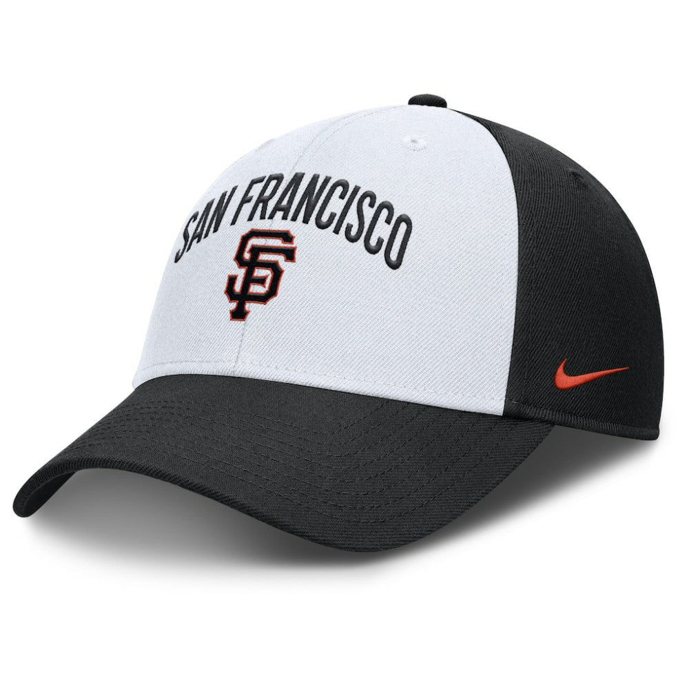 San Francisco Giants Club Performance Adjustable Hat - White/Black | Nike
