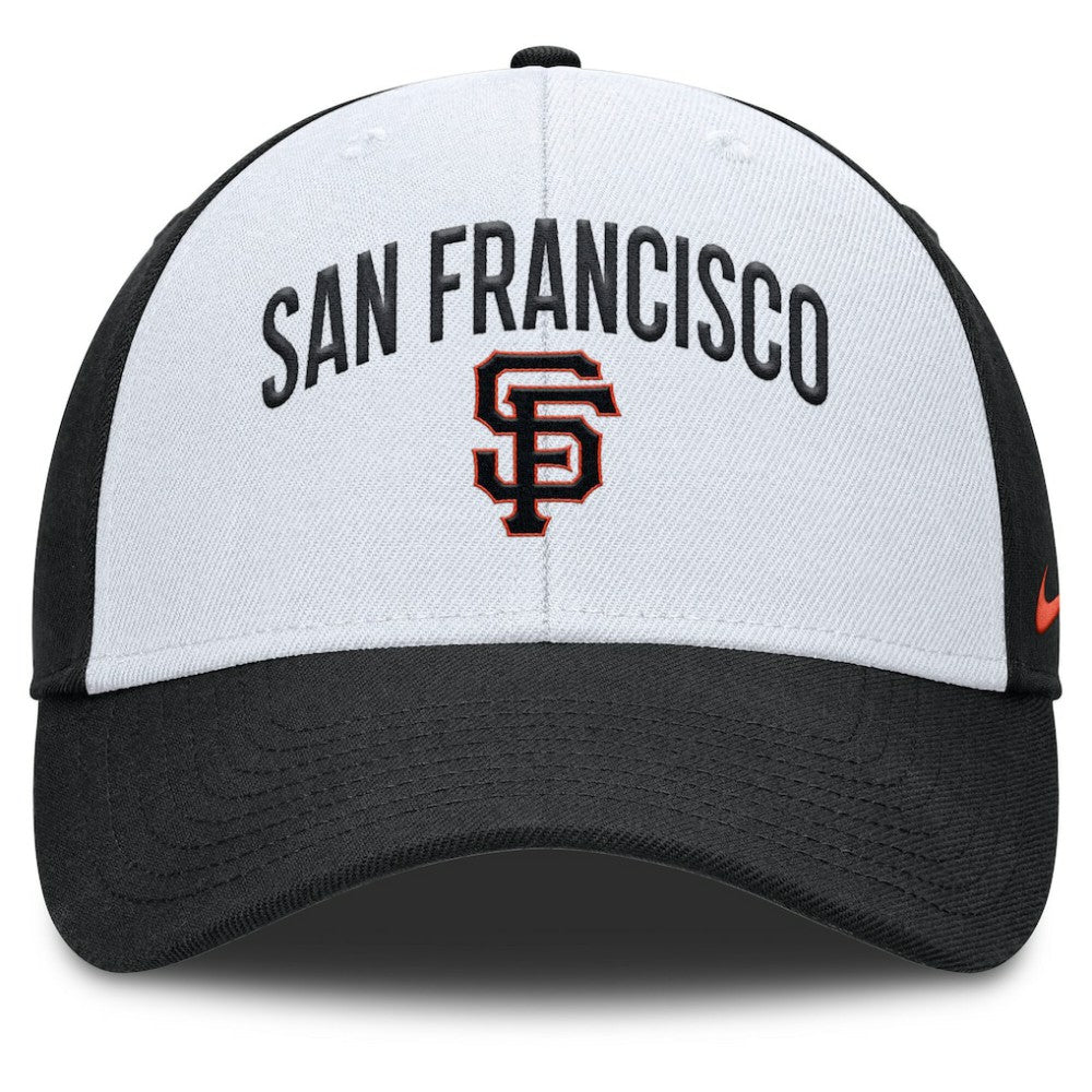 San Francisco Giants Club Performance Adjustable Hat - White/Black | Nike