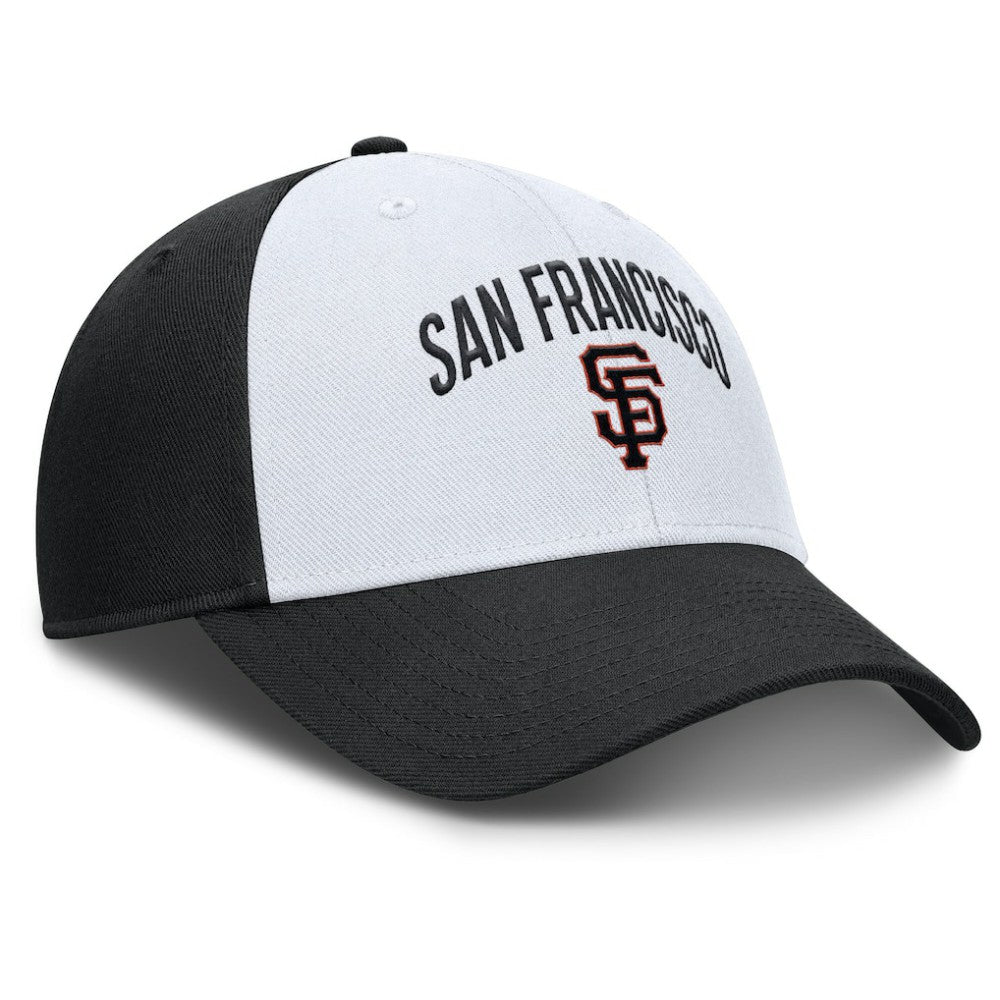 San Francisco Giants Club Performance Adjustable Hat - White/Black | Nike