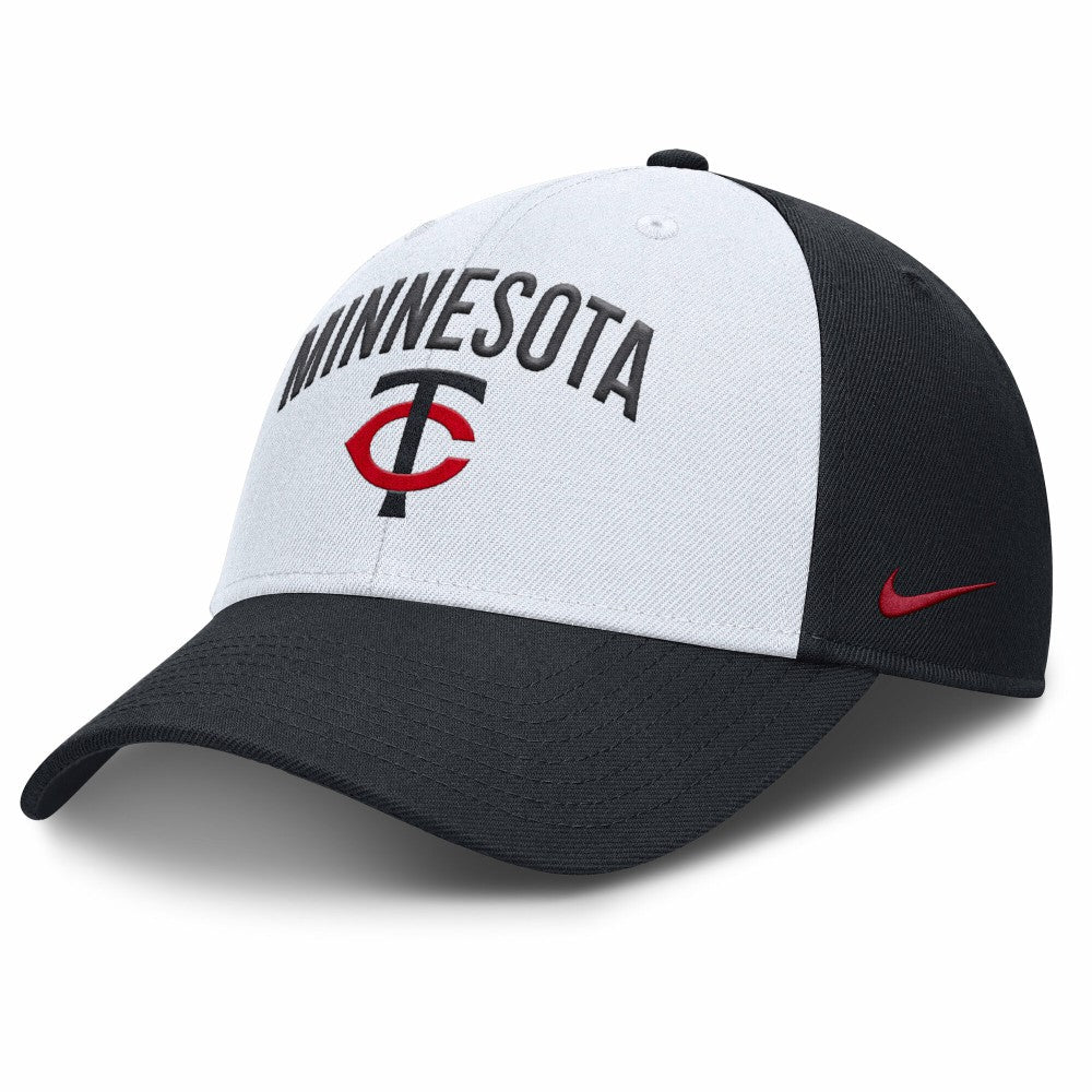 Minnesota Twins Club Performance Adjustable Hat - White/Navy | Nike