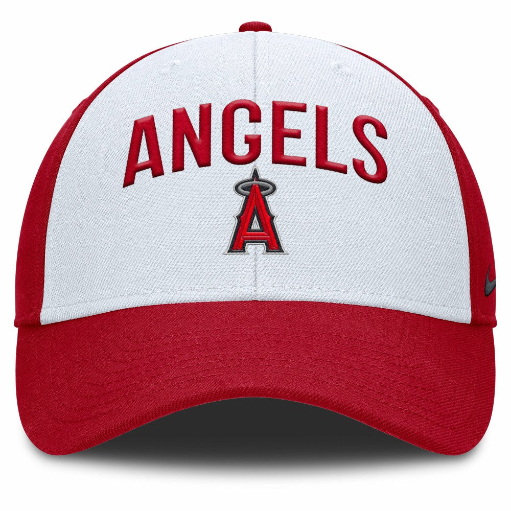 Los Angeles Angels Club Performance Adjustable Hat - White/Red | Nike