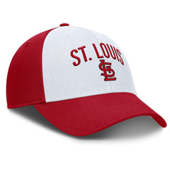 St. Louis Cardinals Club Performance Adjustable Hat - White/Red | Nike