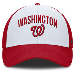 Washington Nationals Club Performance Adjustable Hat - White/Red | Nike