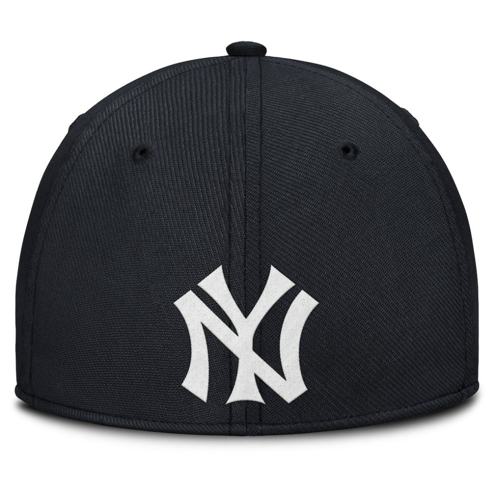 New York Yankees Rise Swoosh Performance Flex Hat - Navy/Gray | Nike