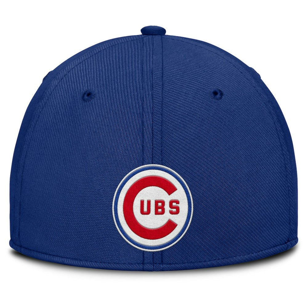Chicago Cubs Rise Swoosh Performance Flex Hat - Royal/Light Blue | Nike