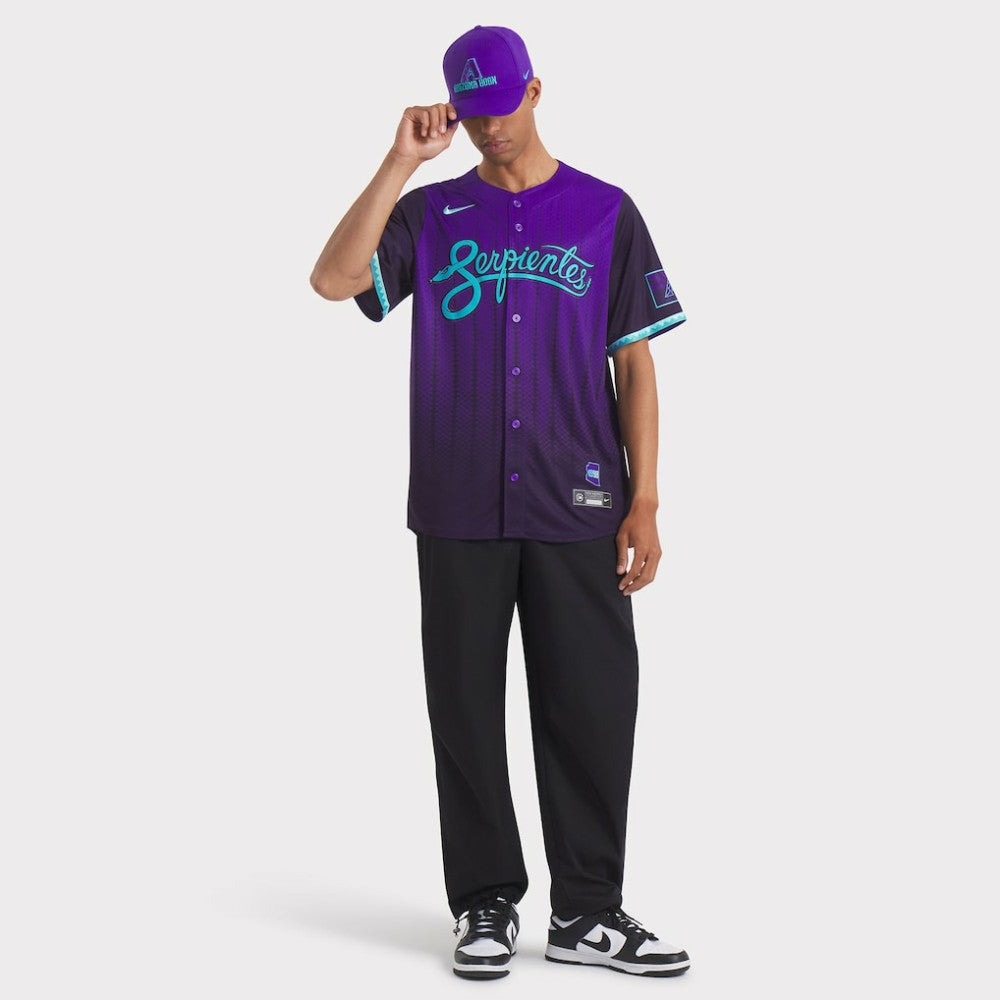 Arizona Diamondbacks 2025 City Connect Rise Swoosh Performance Flex Hat - Purple | Nike