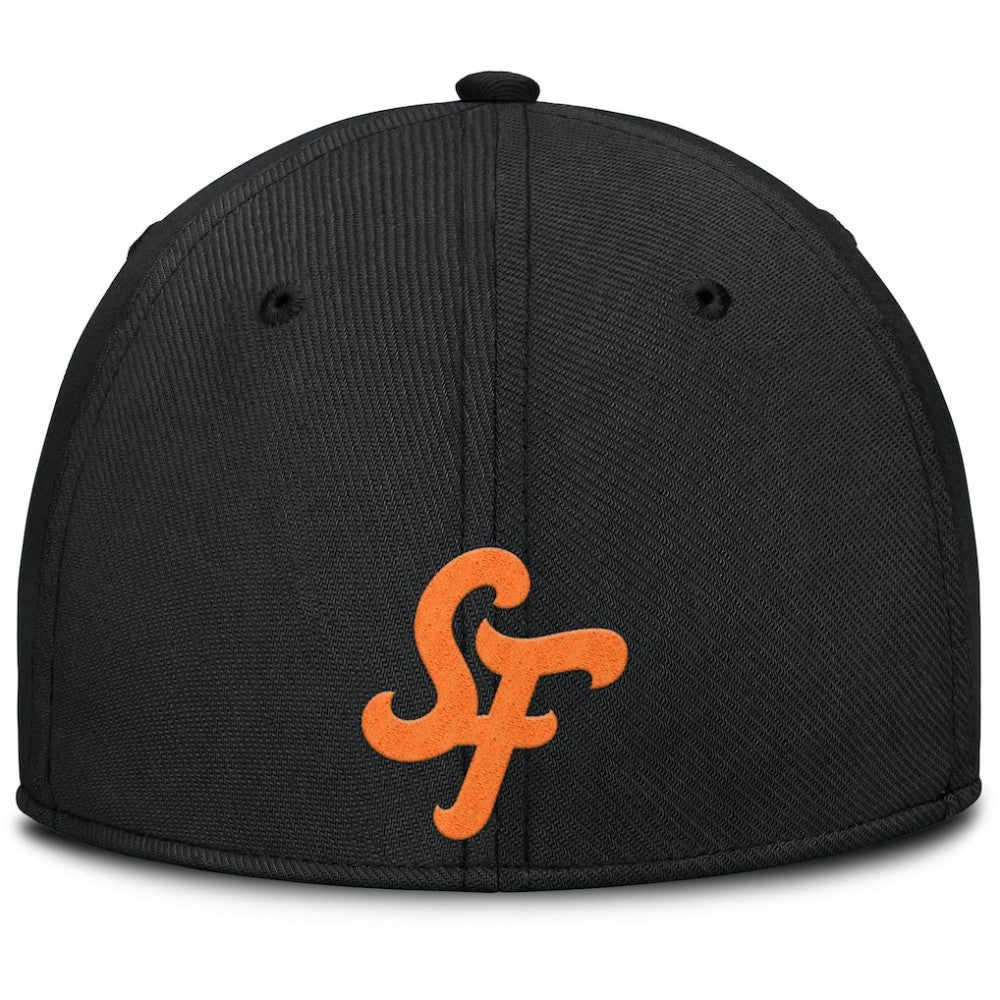 San Francisco Giants 2025 City Connect Rise Swoosh Performance Flex Hat - Black | Nike
