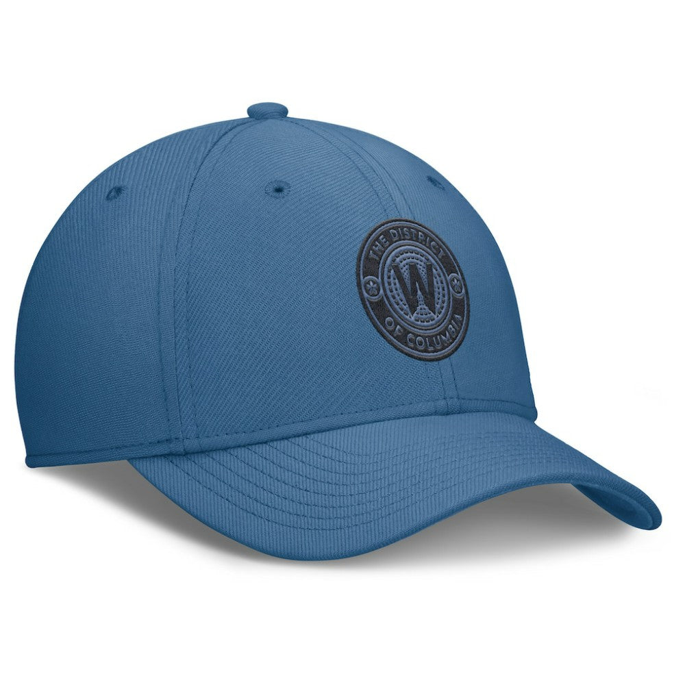 Washington Nationals 2025 City Connect Rise Swoosh Performance Flex Hat - Blue | Nike