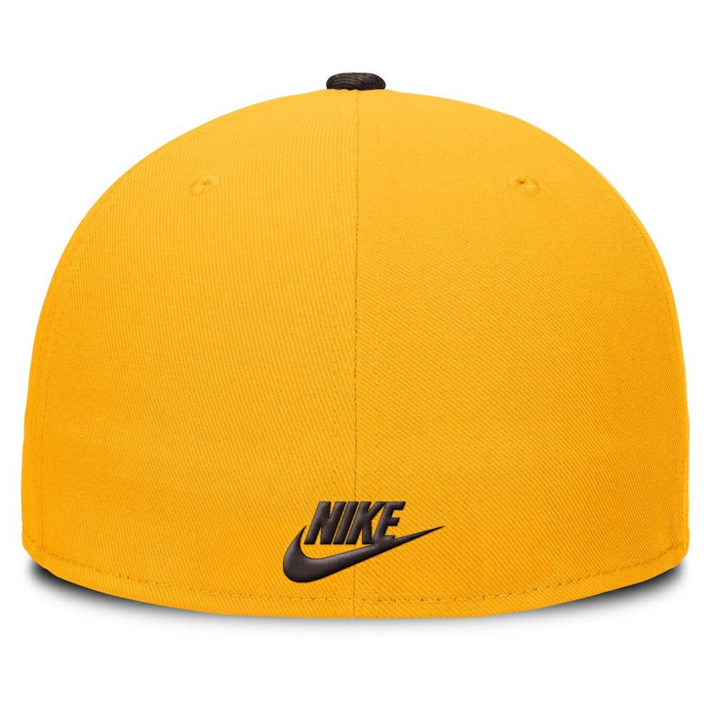 San Diego Padres Cooperstown Two-Tone Dri-FIT Round Bill True Fitted Hat - Gold | Nike