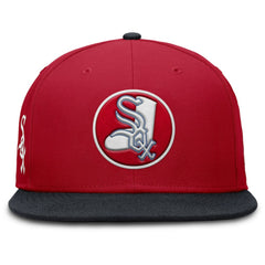 Chicago White Sox Cooperstown Two-Tone Dri-FIT Round Bill True Fitted Hat - Red | Nike