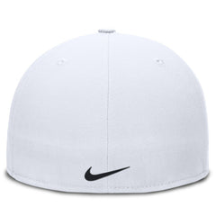 New York Yankees Wordmark Dri-FIT Round Bill True Fitted Hat - White | Nike