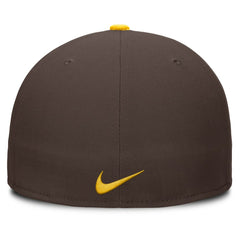 San Diego Padres Primetime Dri-FIT Round Bill True Fitted Hat - Brown | Nike