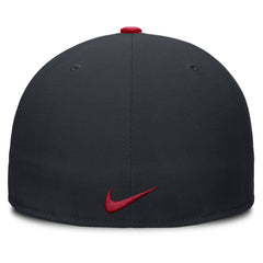 Atlanta Braves Primetime Dri-FIT Round Bill True Fitted Hat - Navy | Nike