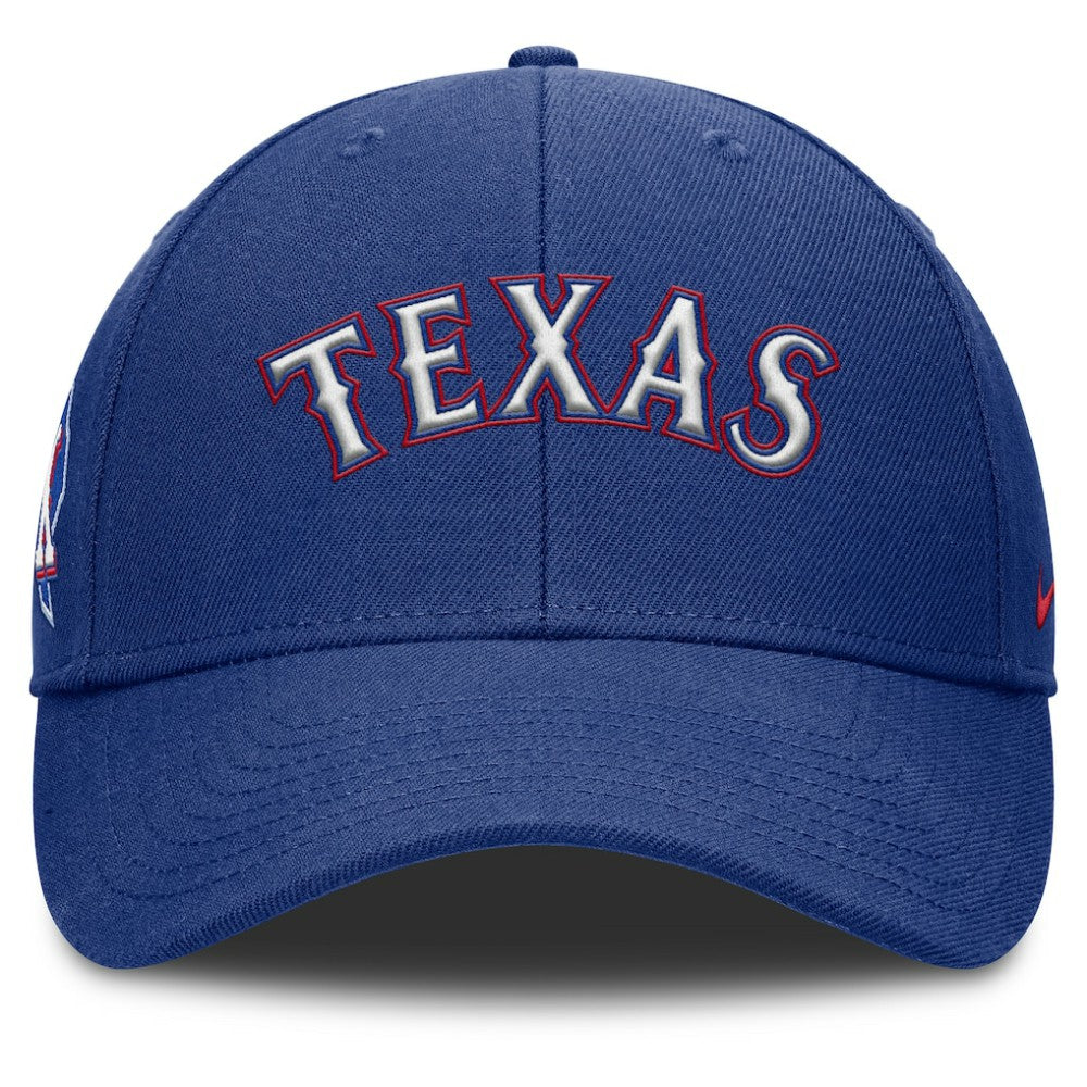 Texas Rangers Rise Gaberdine Adjustable Hat - Royal | Nike