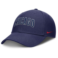 Chicago Cubs Rise Gaberdine Adjustable Hat - Navy | Nike