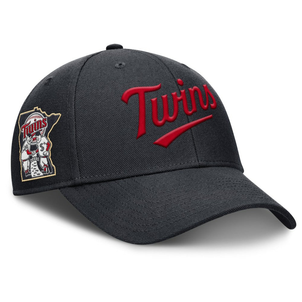 Minnesota Twins Rise Gaberdine Adjustable Hat - Navy | Nike