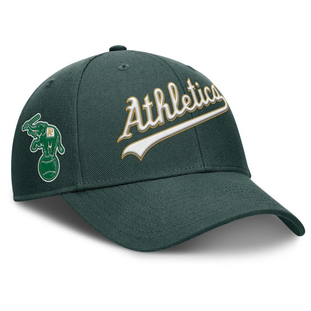 Athletics Rise Gaberdine Adjustable Hat - Green | Nike