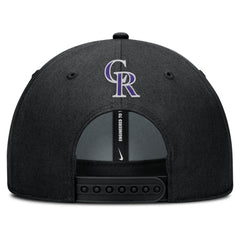 Colorado Rockies Rise Gaberdine Adjustable Hat - Black | Nike