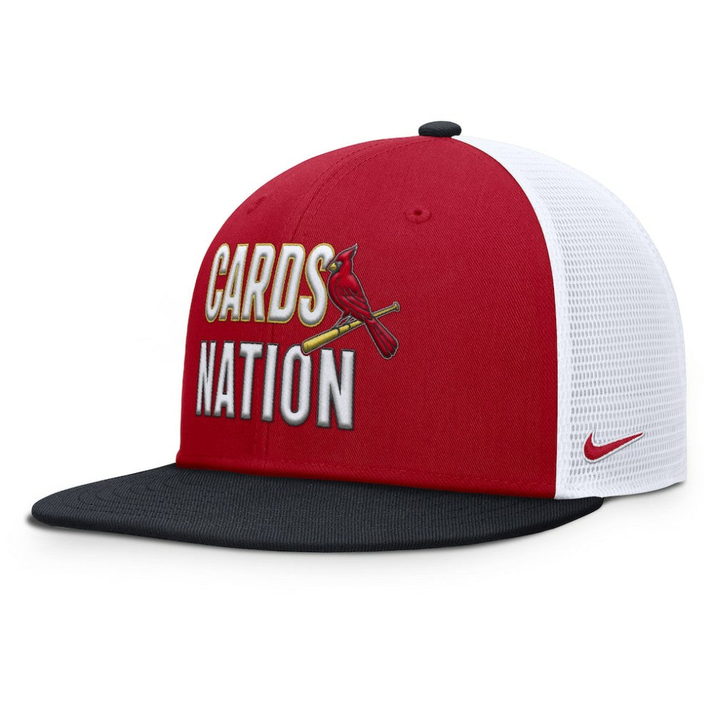St. Louis Cardinals Pro Trucker Snapback Hat - Red | Nike
