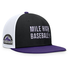 Colorado Rockies Pro Trucker Snapback Hat - Black | Nike