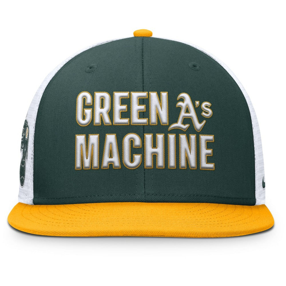 Athletics Pro Trucker Snapback Hat - Green | Nike