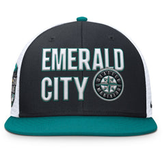 Seattle Mariners Pro Trucker Snapback Hat - Navy | Nike