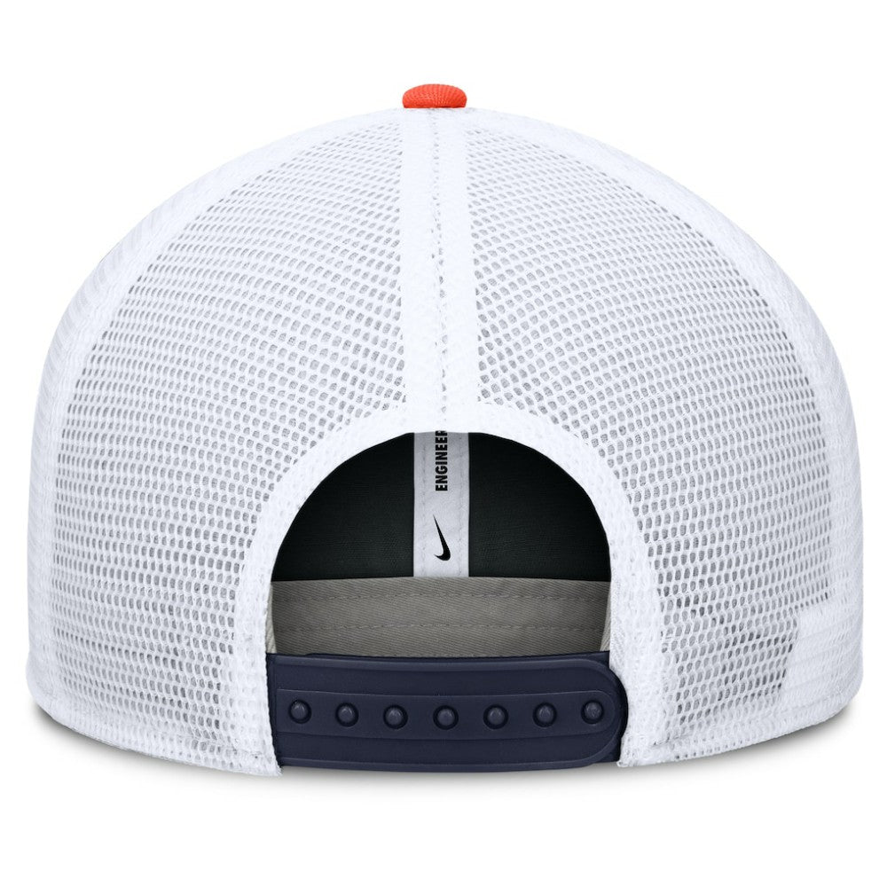Houston Astros Pro Performance Trucker Snapback Hat - Navy/Orange | Nike