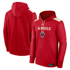 Los Angeles Angels Authentic Collection City Connect Therma Pullover Hoodie - Red | Nike