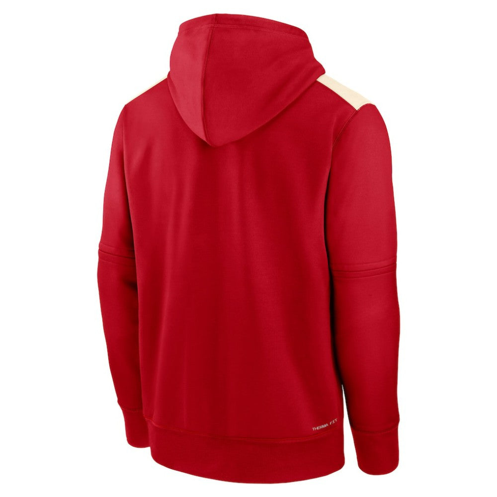 Los Angeles Angels Authentic Collection City Connect Therma Pullover Hoodie - Red | Nike