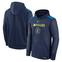Philadelphia Phillies Authentic Collection City Connect Therma Pullover Hoodie - Navy | Nike