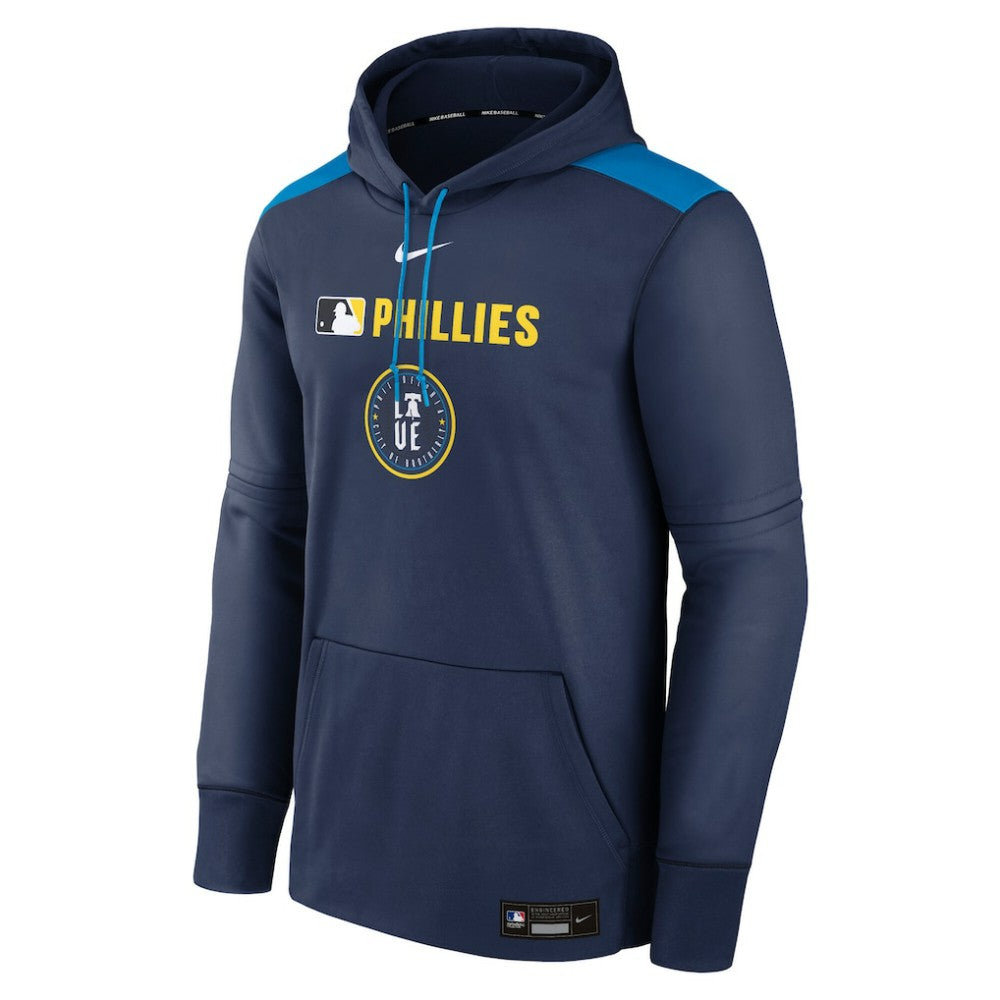 Philadelphia Phillies Authentic Collection City Connect Therma Pullover Hoodie - Navy | Nike