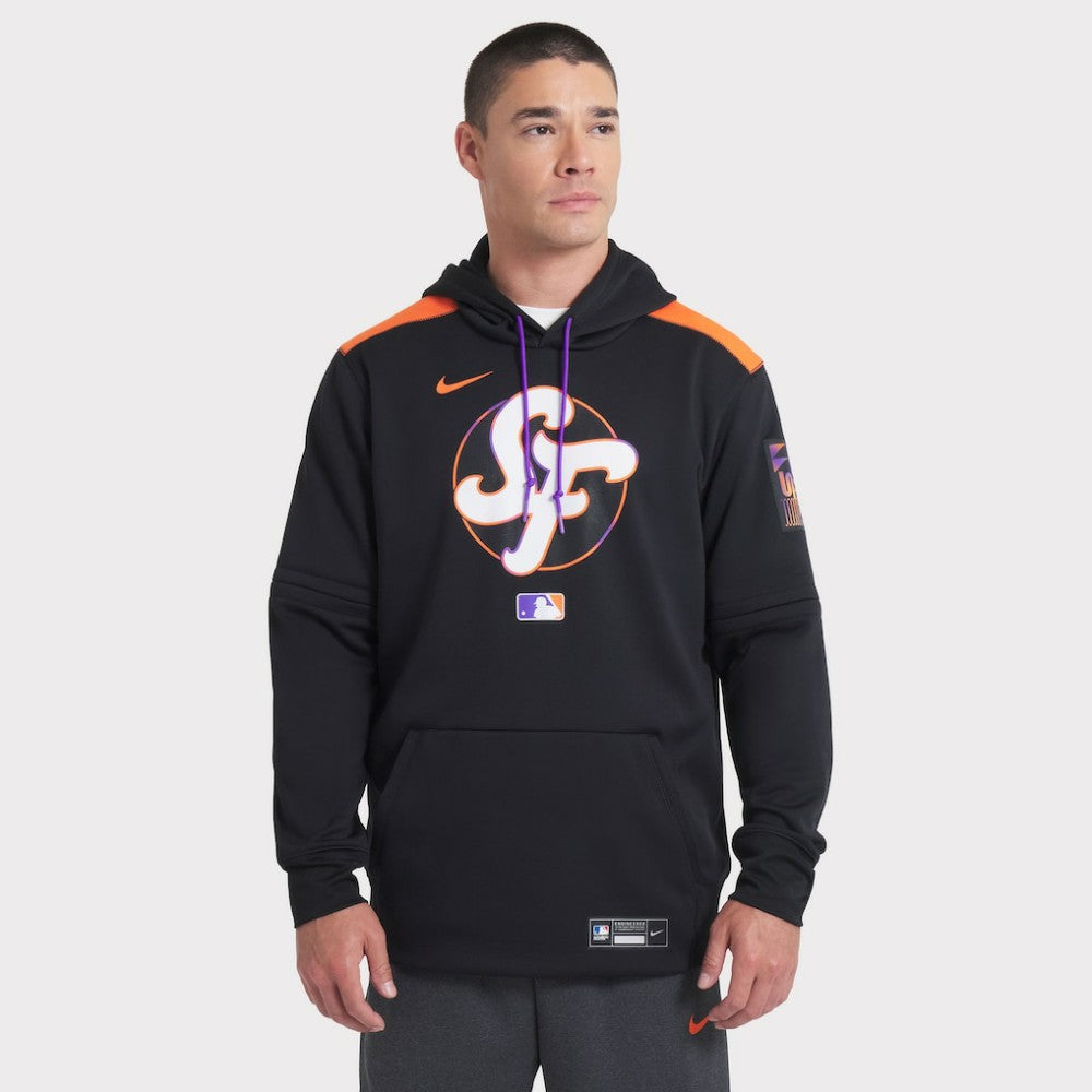San Francisco Giants 2025 City Connect Authentic Collection Performance Pullover Hoodie - Black | Nike
